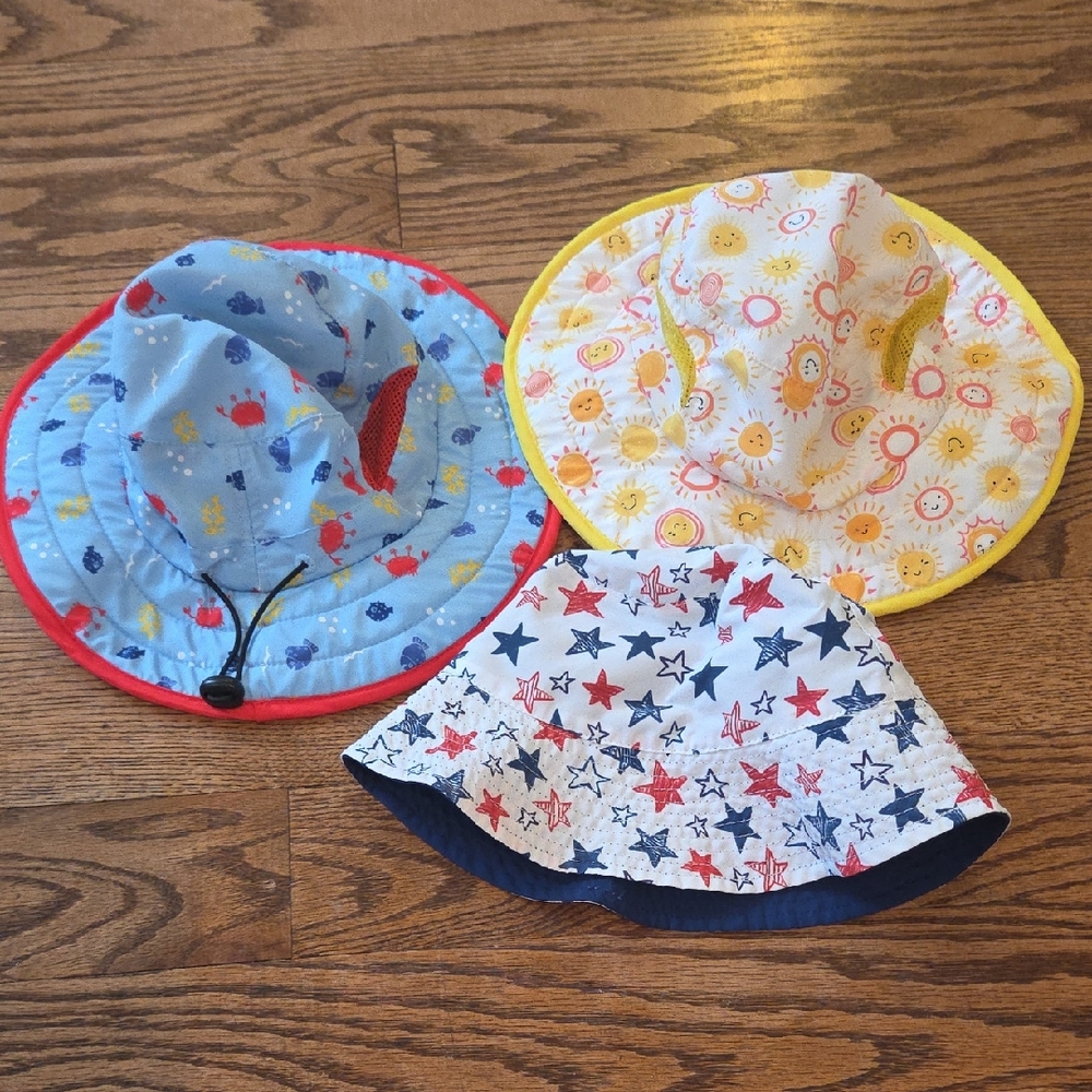 Baby Sun Hats Bundle - 0 to 12 Months
